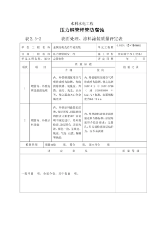 水利水电工程埋管防腐