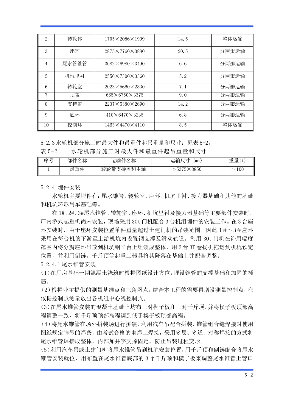 水轮机及其附属设备安装工程_第2页