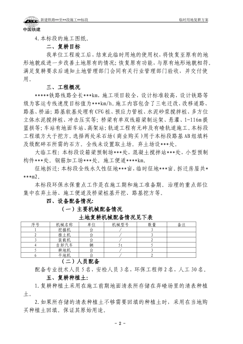 临时用地的复耕方案_第2页