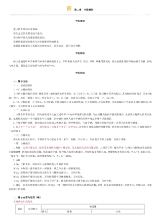 第二章 中医操作