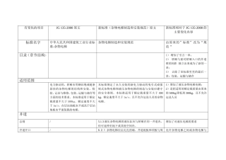 杂物电梯新旧标准对比