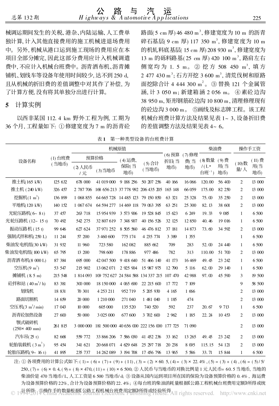 国外公路工程的机械费计算_第3页