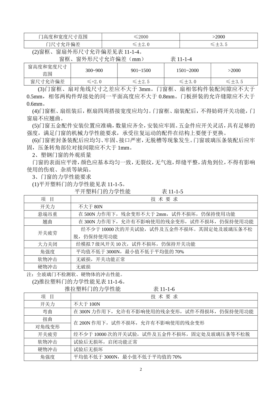 塑钢门窗施工工艺_secret_第2页