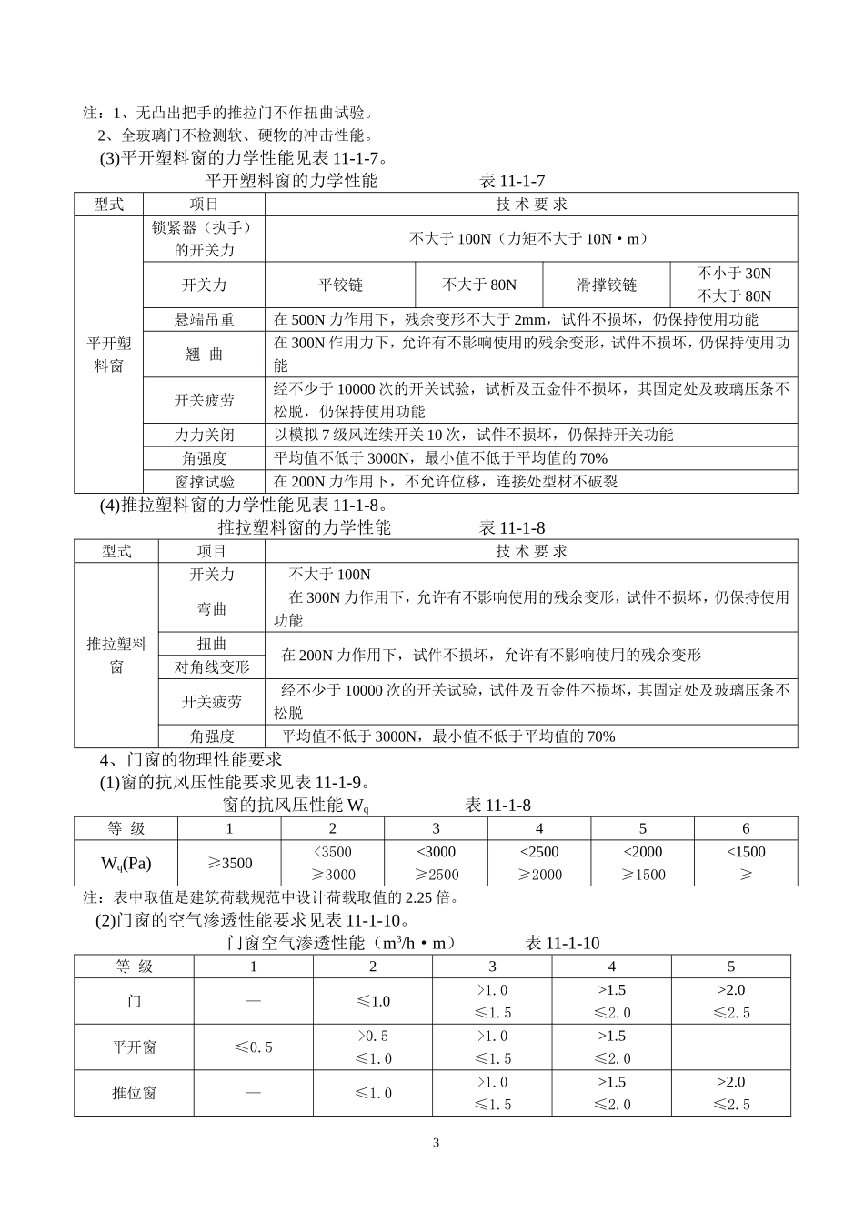 塑钢门窗施工工艺_secret_第3页
