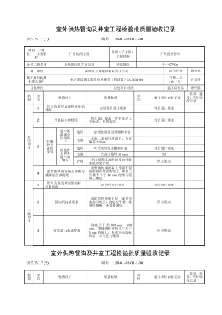 室外管沟及井室安装01