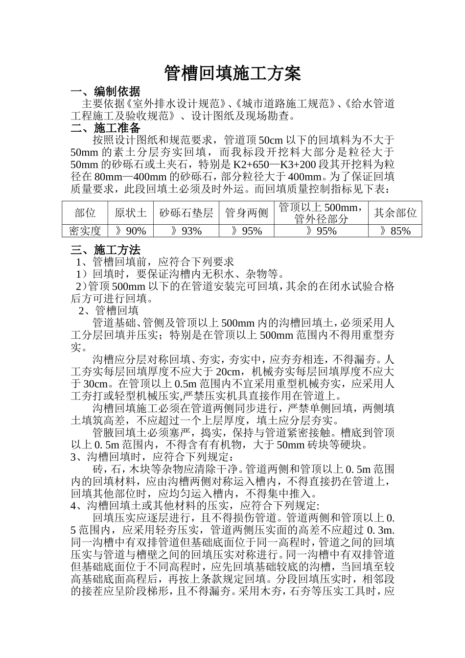 管槽回填施工方案_第1页