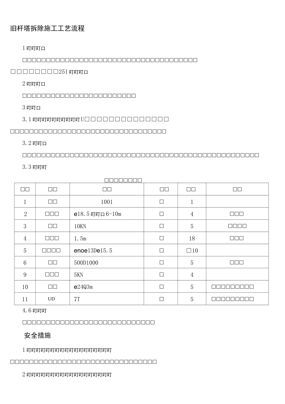 旧塔拆除施工方案_第1页