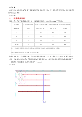 喷淋水力计算