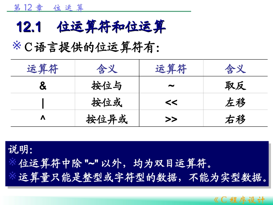 第12章  位运算2_第3页