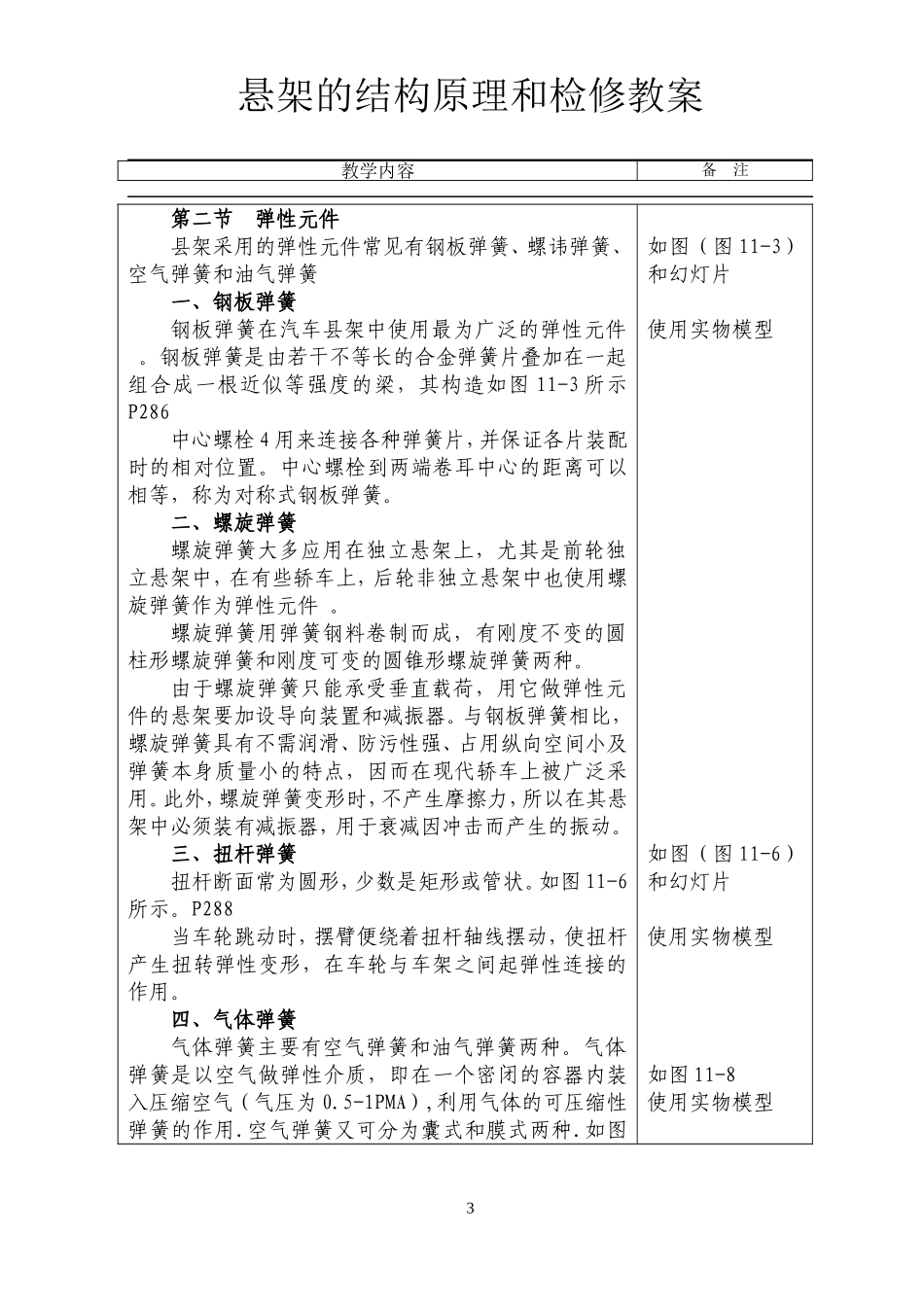 悬架的结构原理和检修教案_第3页