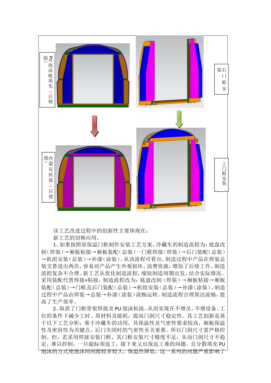 客厢式冷藏车保温门框工艺改进_第3页