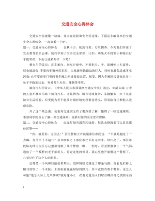 交通安全心得体会 (000001)