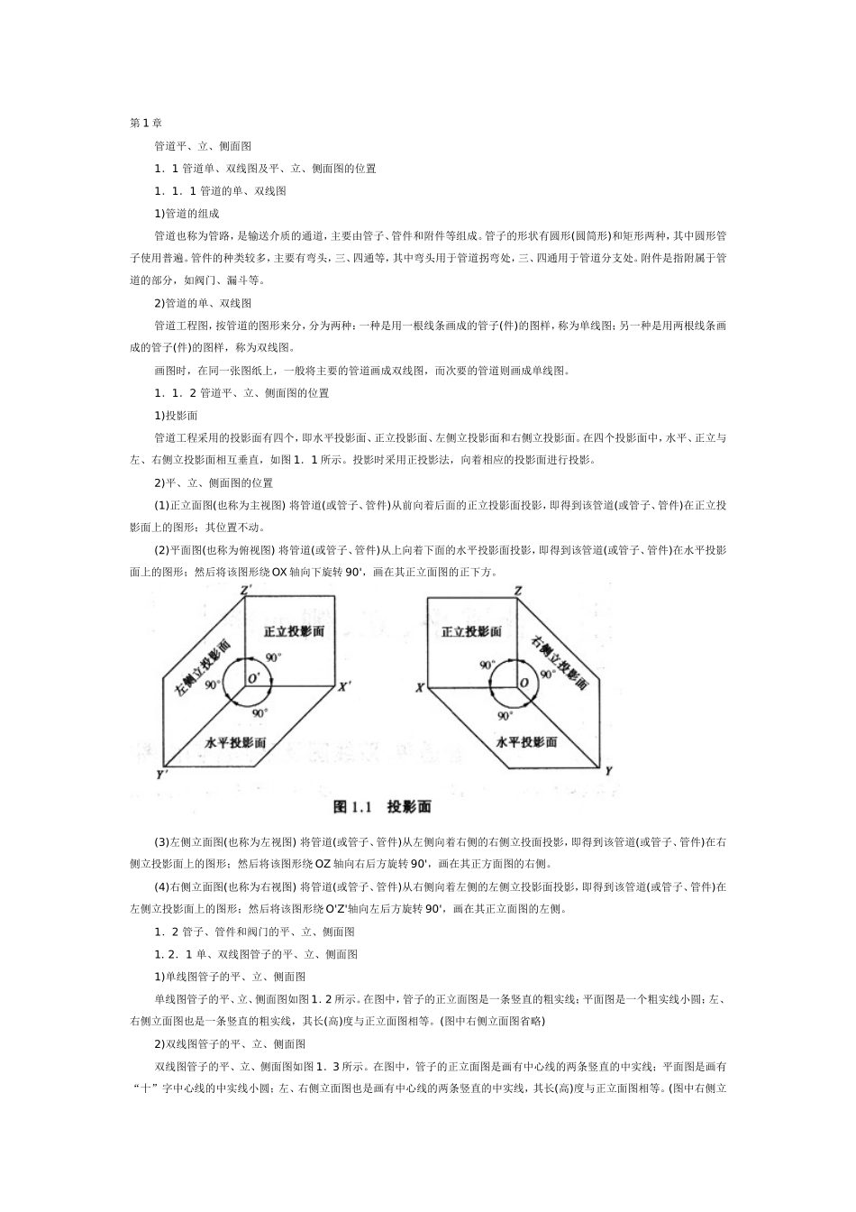 管道 单、双线图_第1页