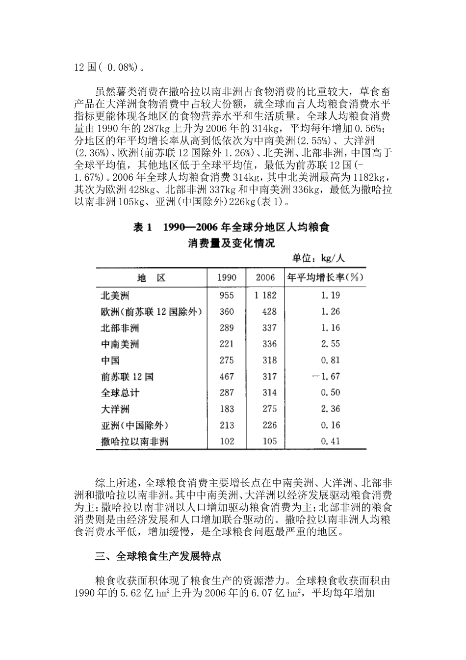 世界粮食供求形势与中国农业走出去战略_第3页