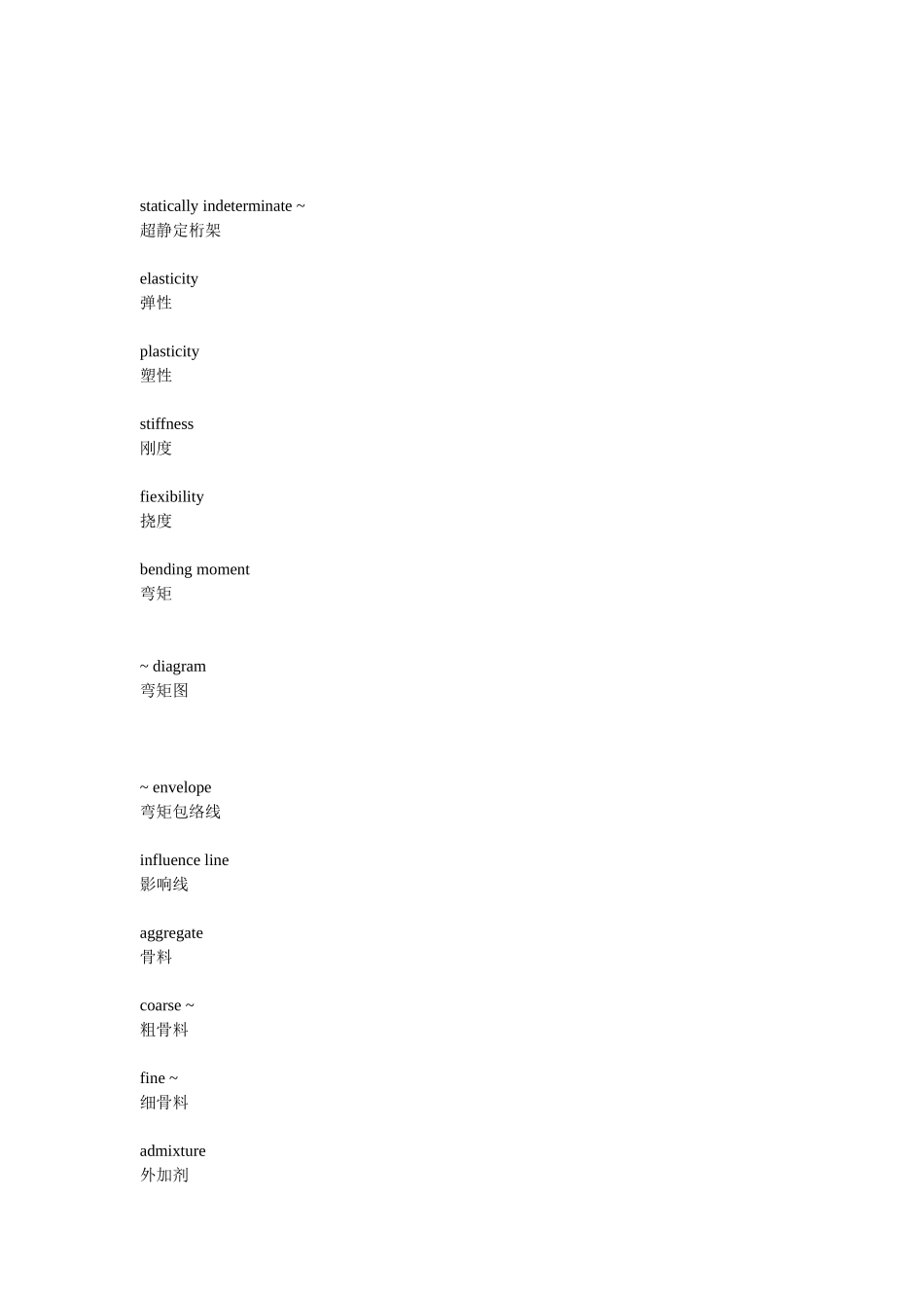 土木工程专业英语_第1页