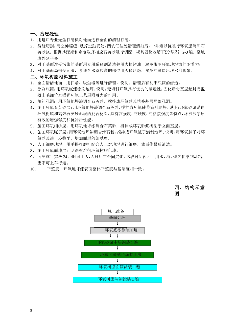 环氧树脂砂浆地坪施工方案_第3页