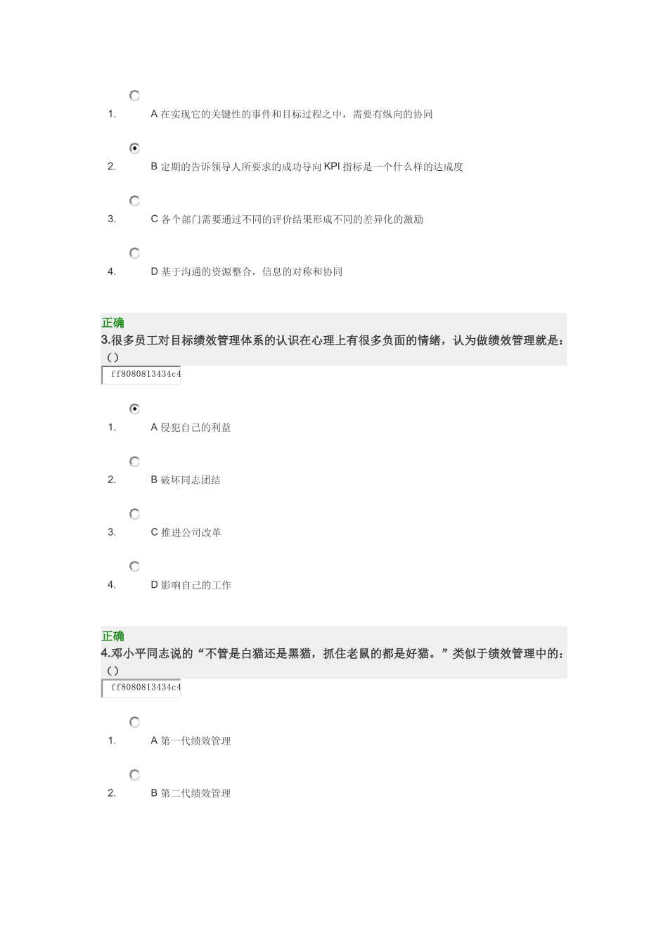一手抓战略 一手抓绩效_满分试卷_第2页