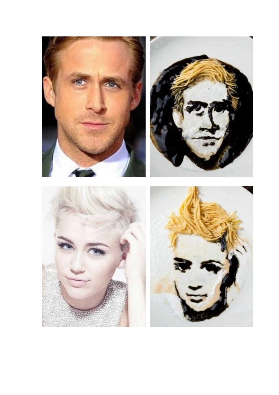 用面条画名人肖像画_第3页