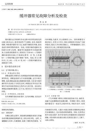 缓冲器常见故障分析及检查_李志新