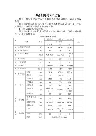 烧结机冷却设备