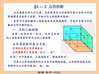 点的三面投影规律