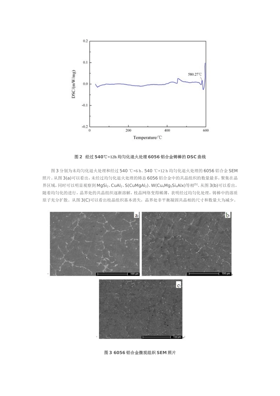 均匀化退火对6056铝合金组织与性能的影响_第3页