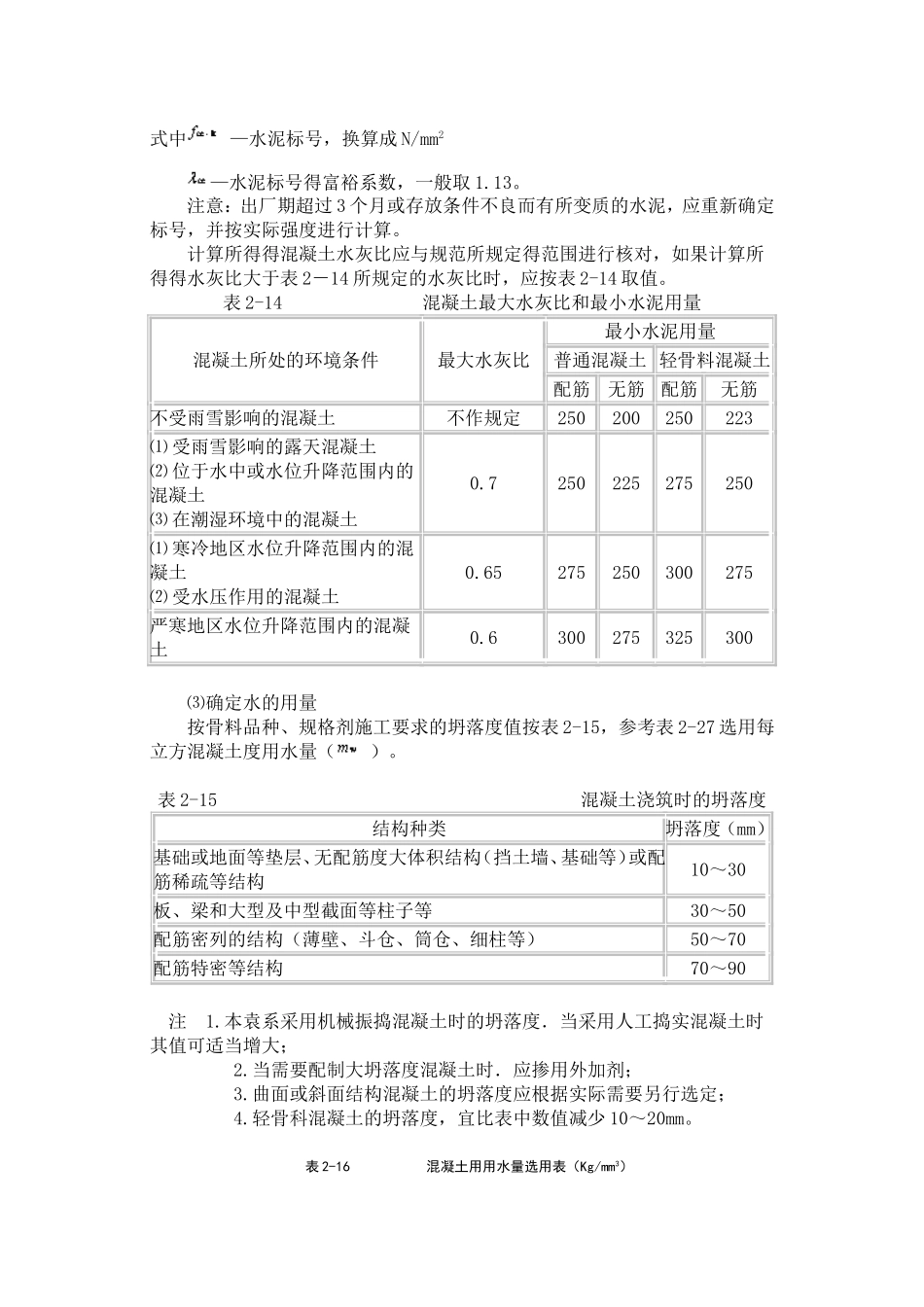 配合比计算公式_第2页