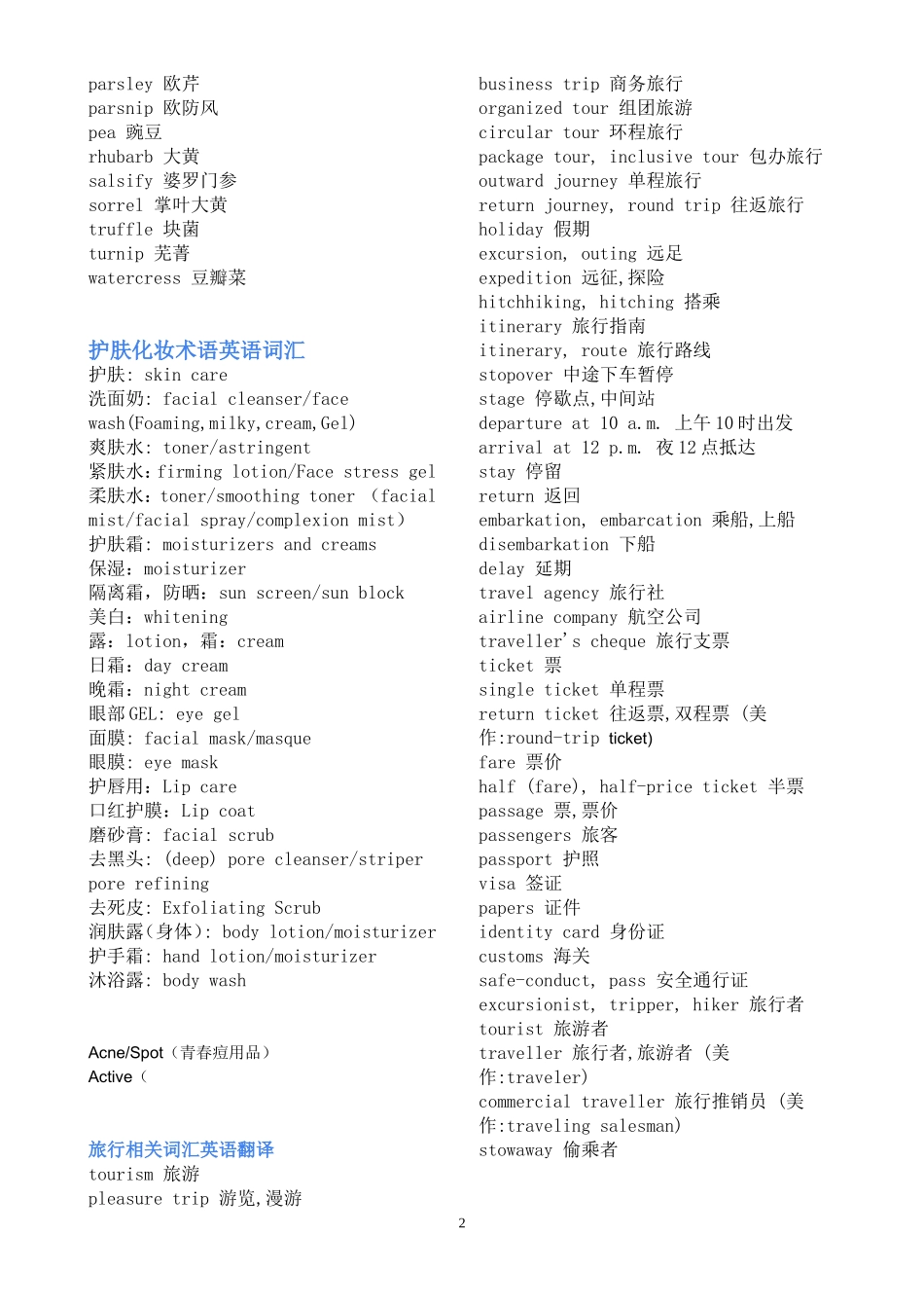 各种水果的中英对照_第2页