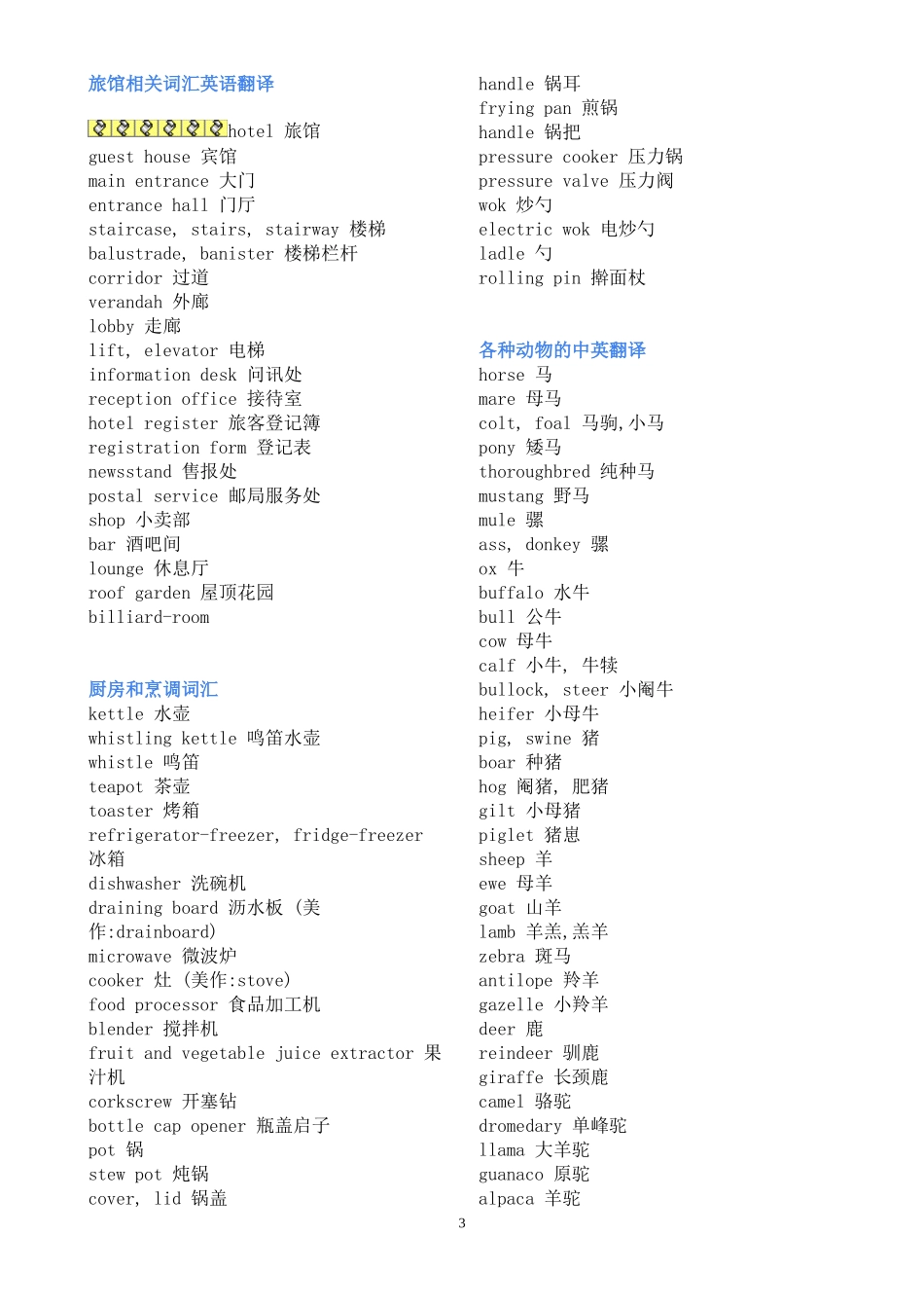 各种水果的中英对照_第3页