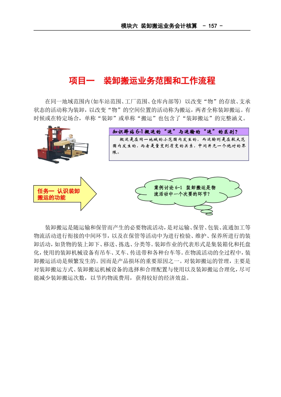 模块六装卸搬运业务会计核算_第2页