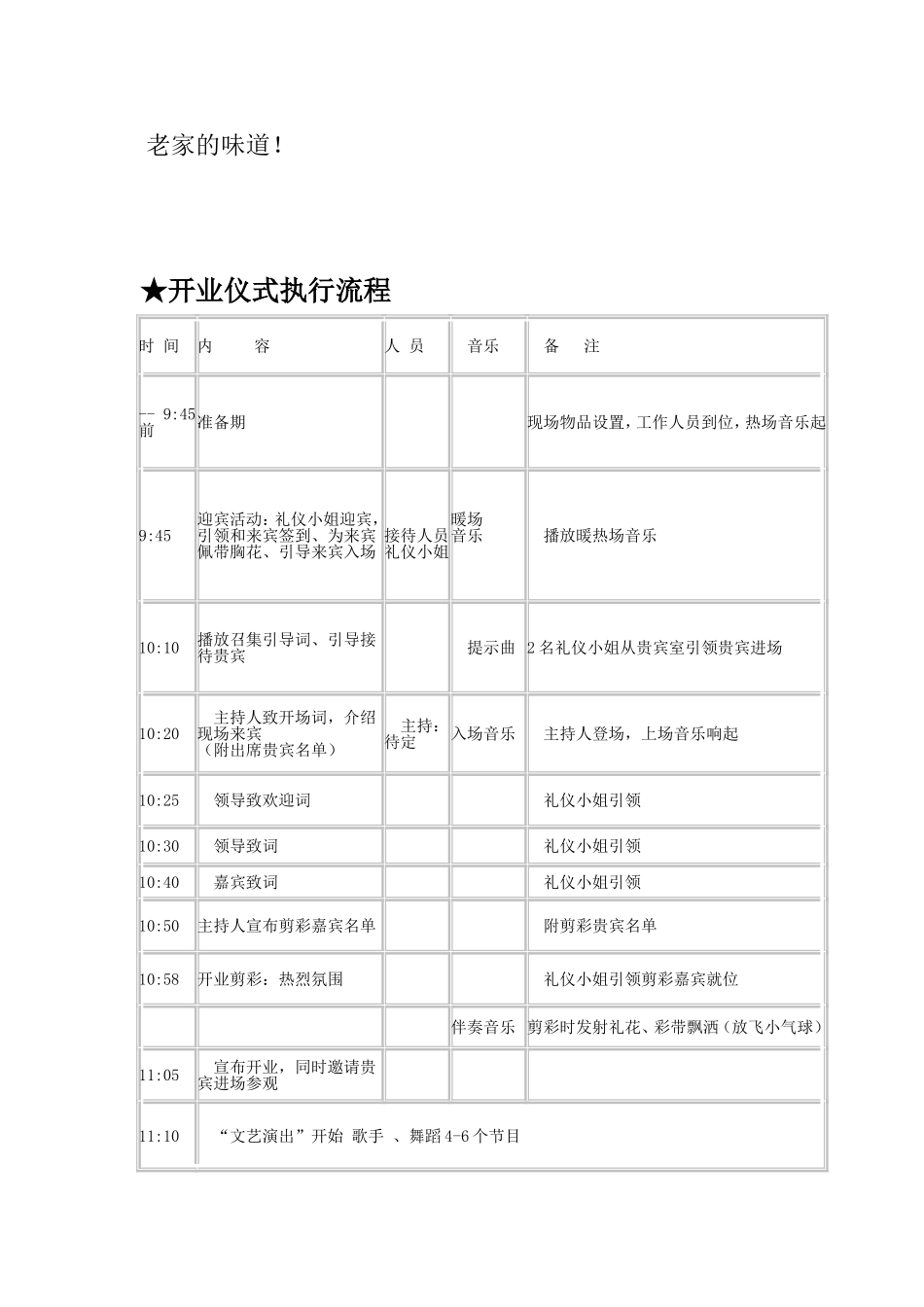 美食广场开业企划案_第3页