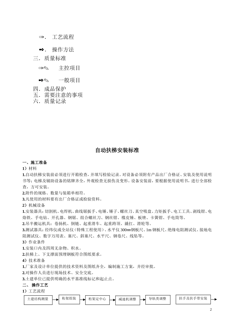 自动扶梯安装标准_第2页