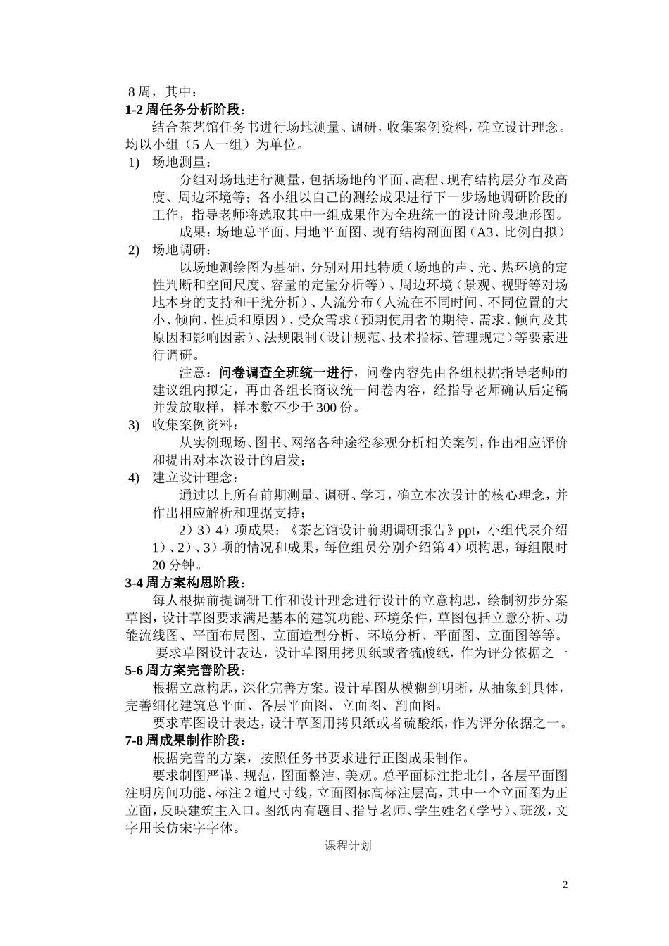 作业一：茶艺馆设计_第2页