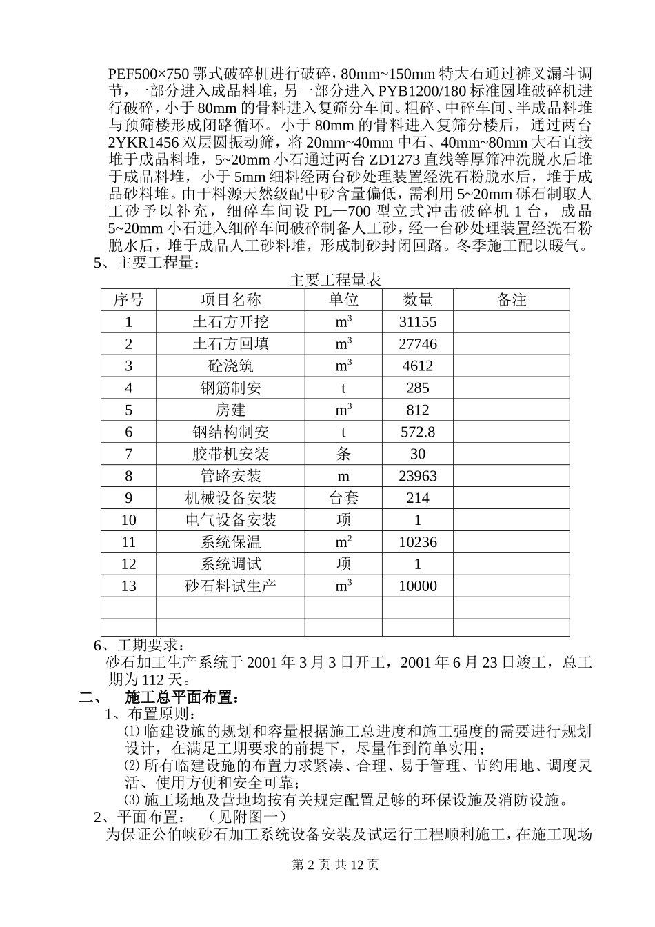 砂石系统施工组织设计_第2页
