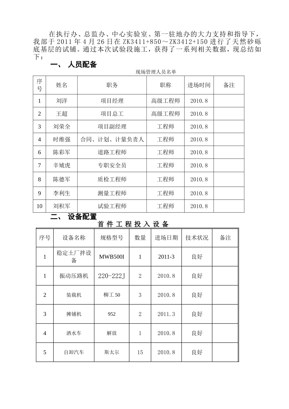 天然砂砾底基层试验段施工总结_第2页