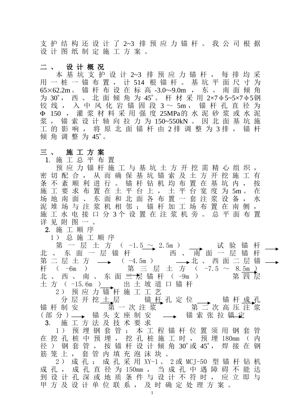 详细预应预应力锚杆施工方案_第2页