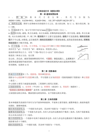 识图复习串讲
