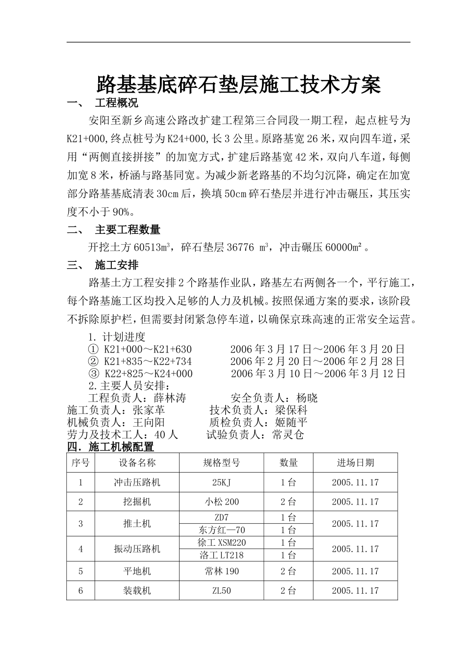 施工技术方案(碎石垫层)_第2页