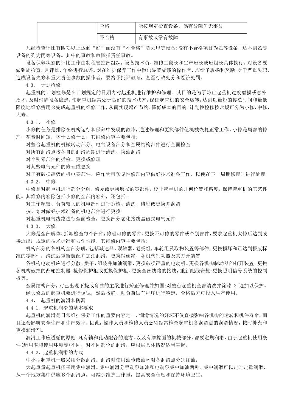 起重机的维护和保养规程_第3页