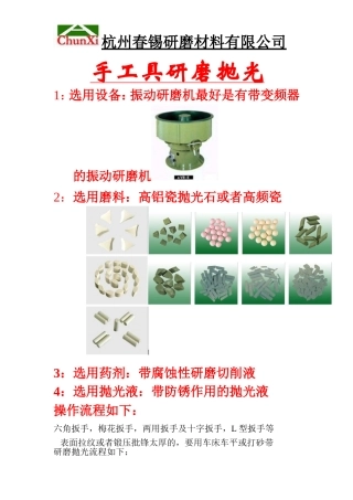 手工具研磨抛光