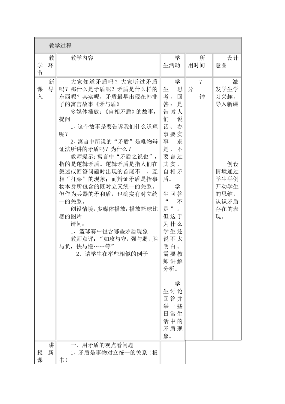 矛盾观点与人生动力教案_第2页