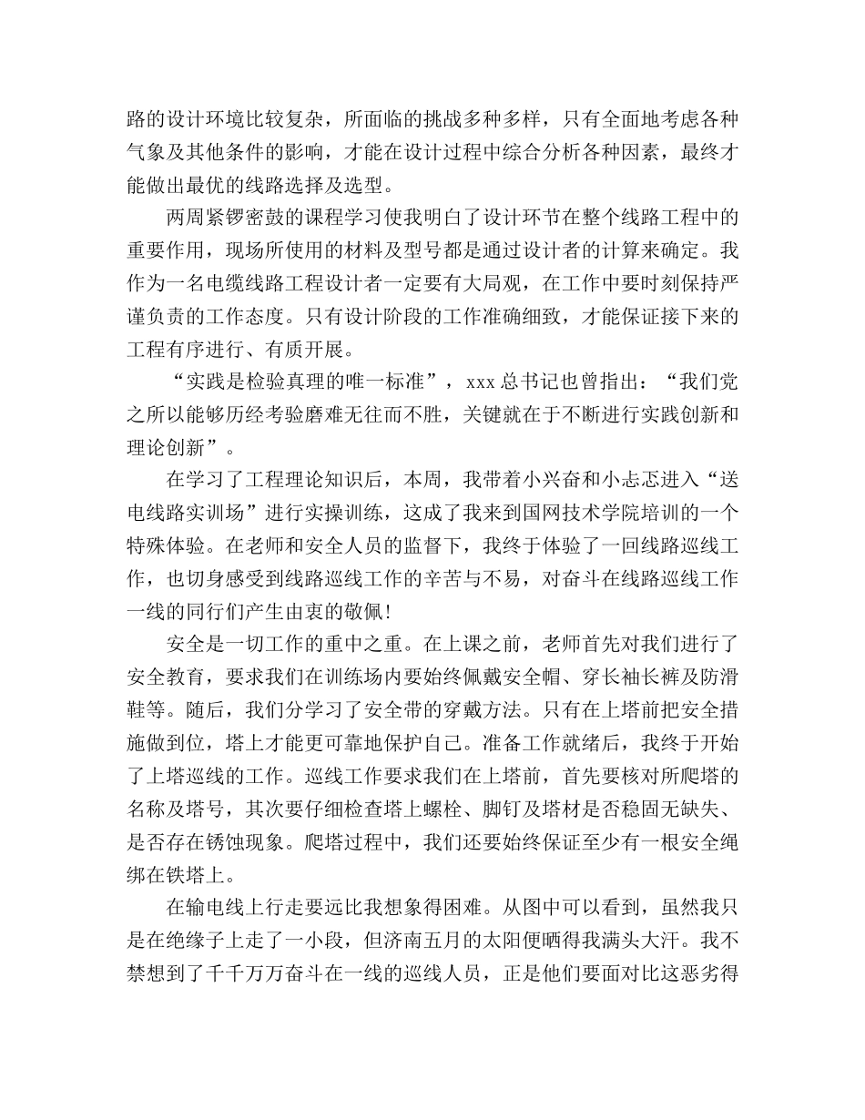 国网培训心得体会 _第3页