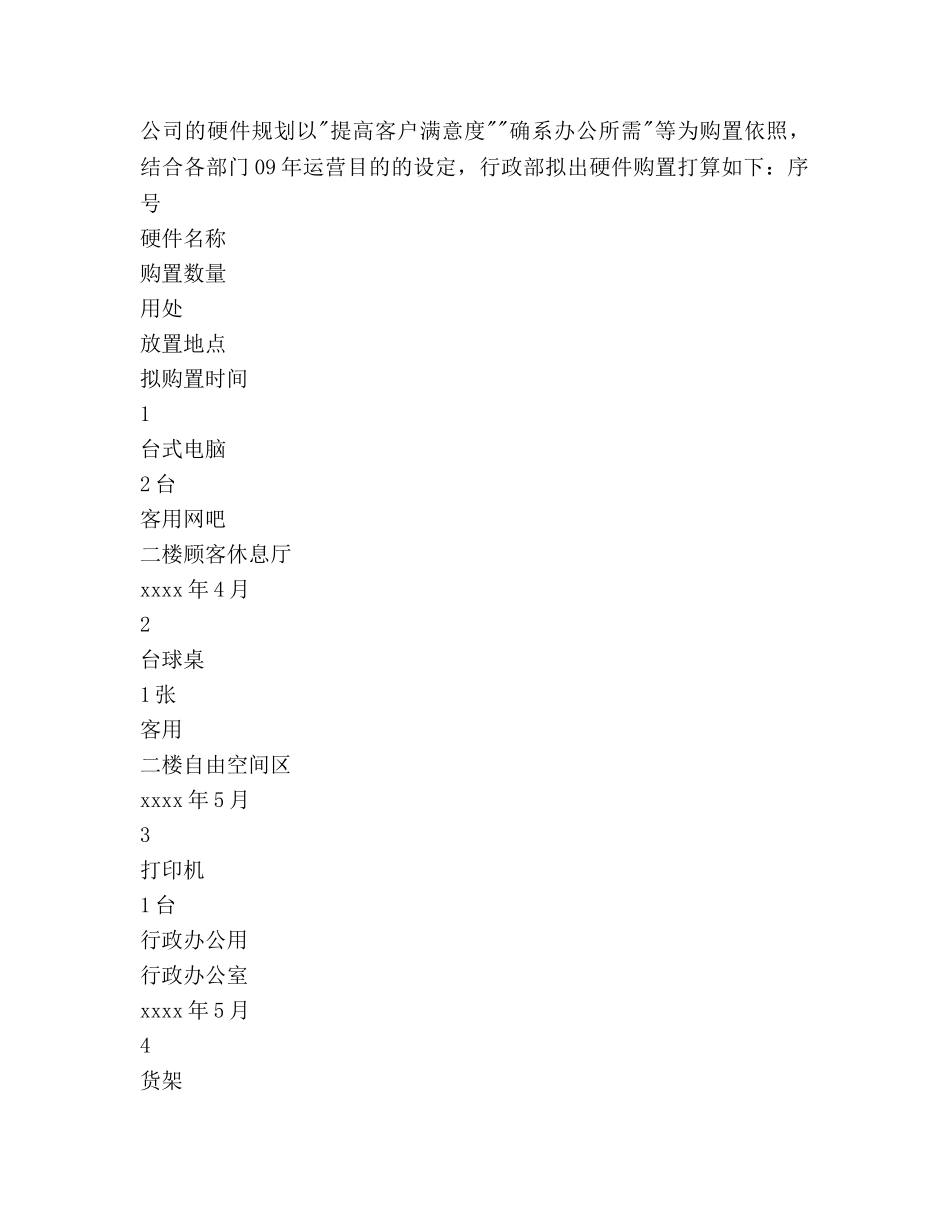 行政部工作参考计划书范文 _第2页