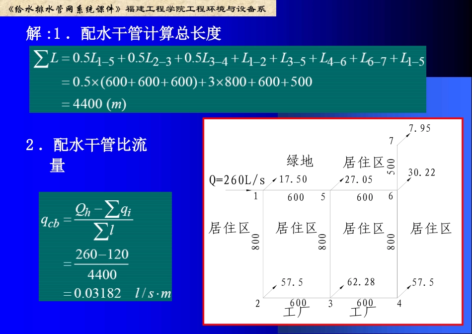 给排水管网节点流量计算例题_第2页