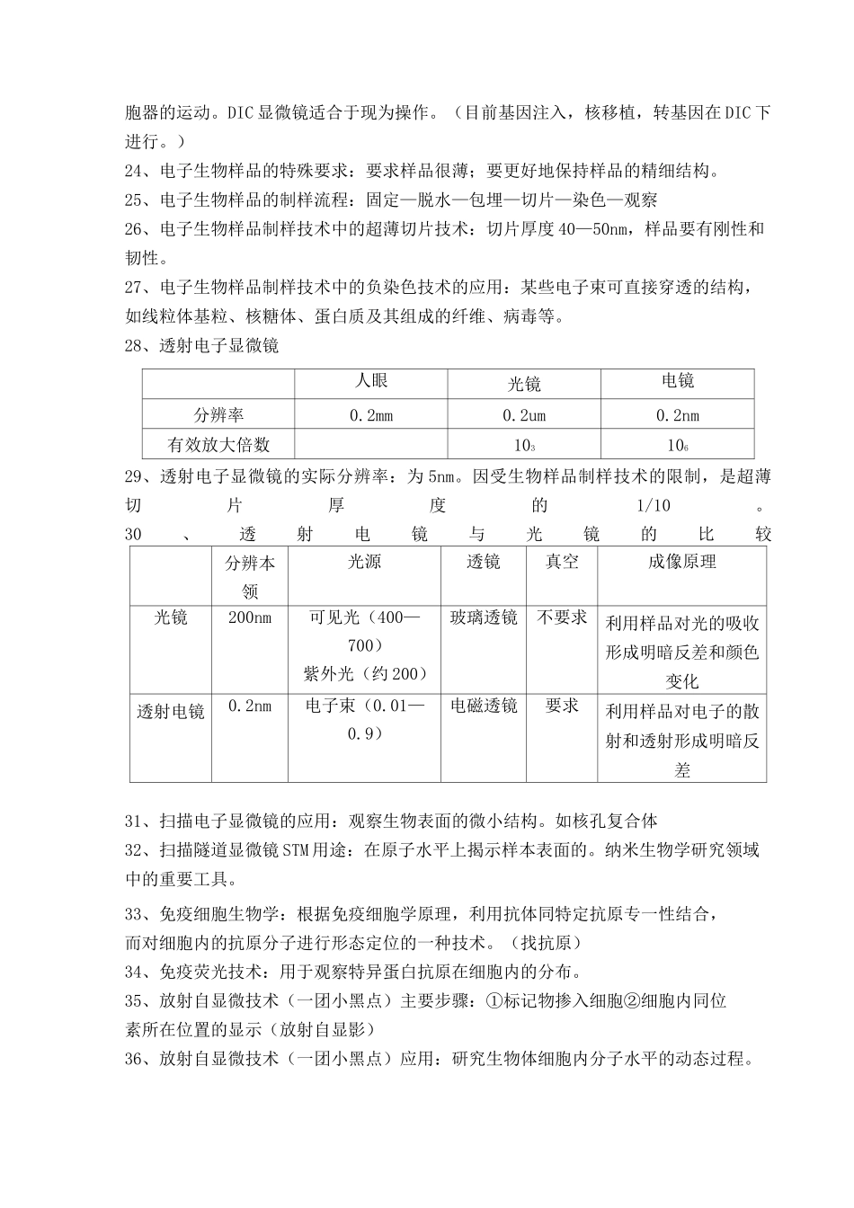 细胞生物学期末考试重点题库_第3页