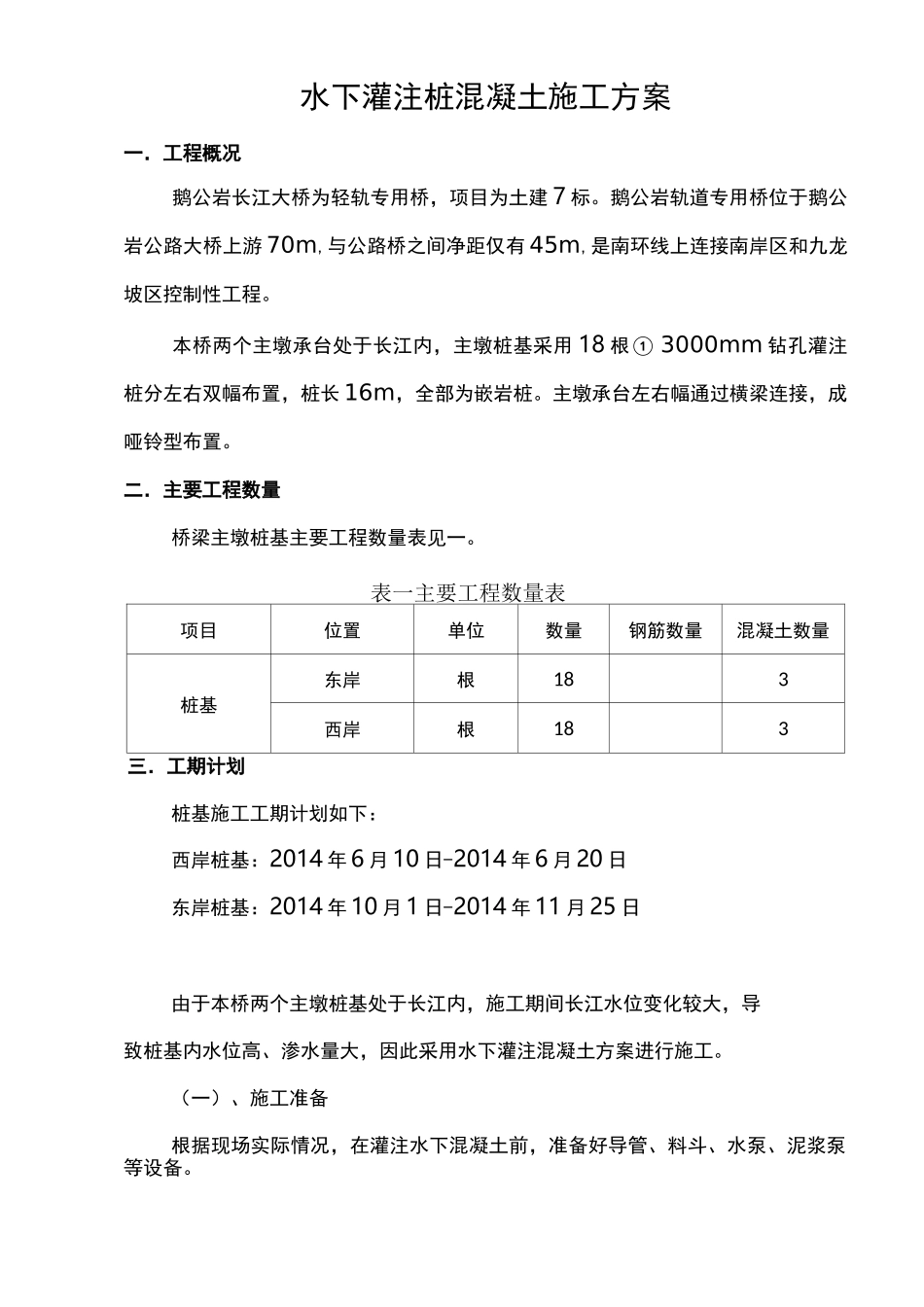 水下灌注桩基砼施工方案_第2页