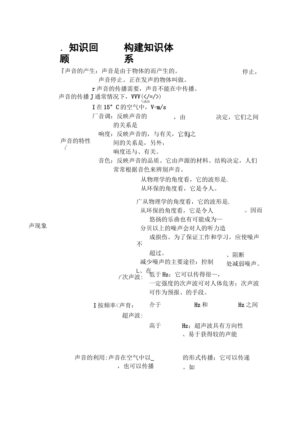声现象复习  教学设计_第2页