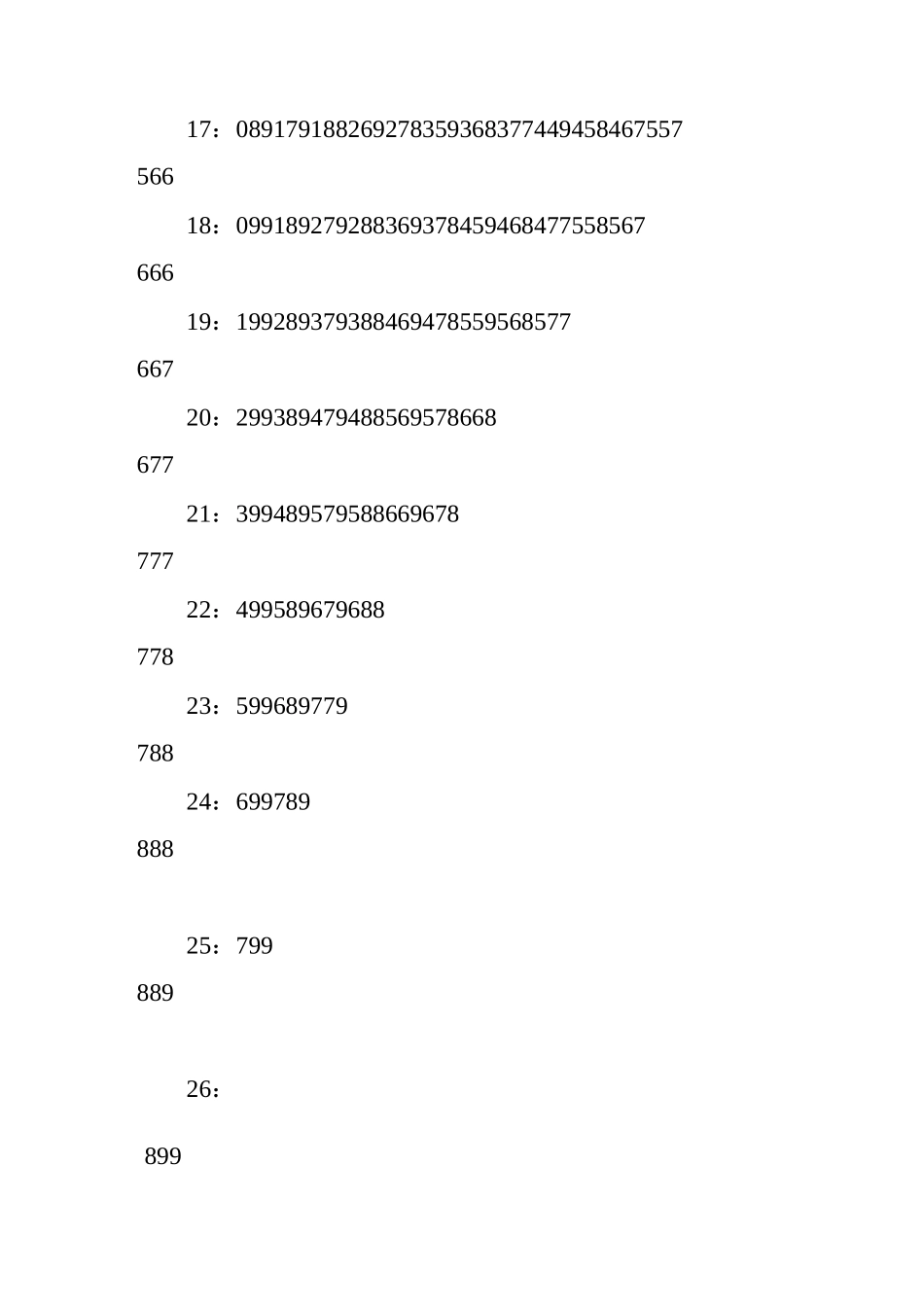 3d和值速查表(全部的1000个组合)_第3页