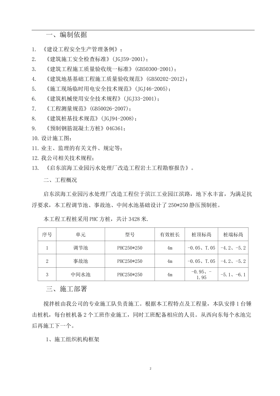 预制方桩专项施工方案_第2页