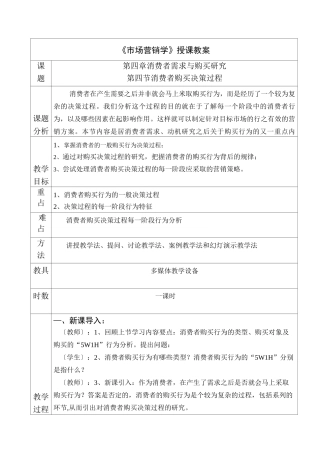 消费者购买决策过程